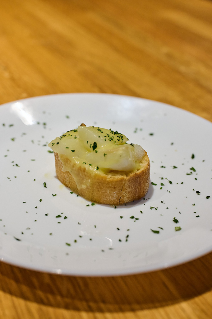 pintxos en la cervecería Arambarri en Bilbao