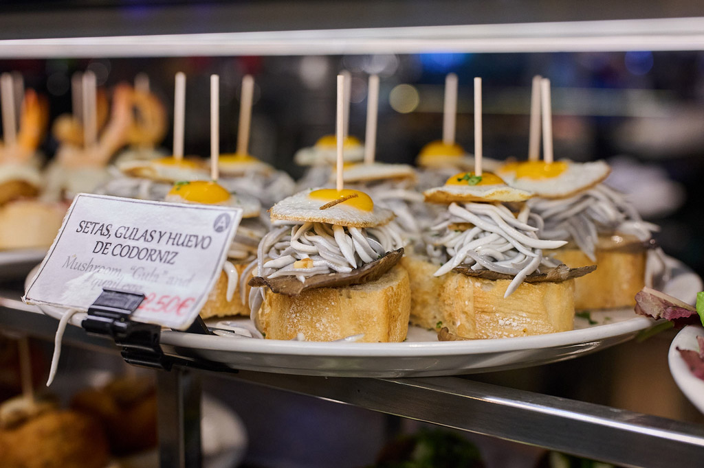 los mejores pintxos de Bilbao en el mercado de la ribera